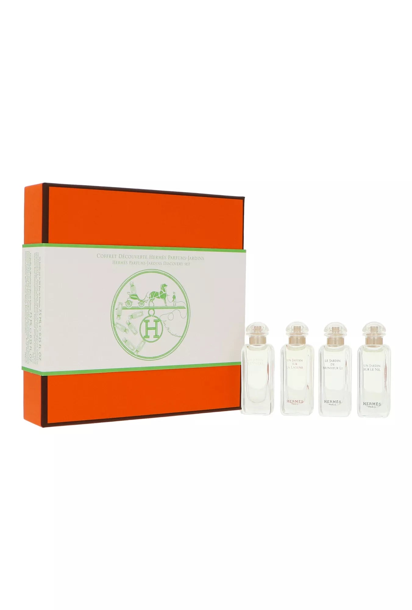 Zestaw Hermes Un Jardin Sur La Lagune Edt 7,5ml + Un Jardin A Cythre Edt 7,5ml + Un Jardin Sur Le Nil Edt 7,5ml + Le Jardin Le Monsieur Li Edt 7,5ml